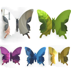 Mirror Butterfly Wall Stickers